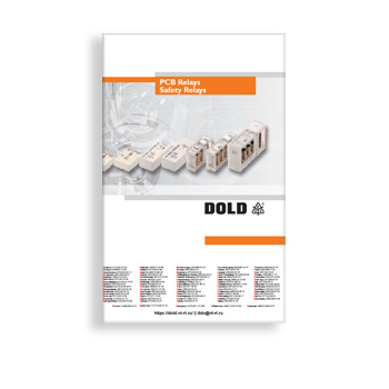 Catalog of printed circuit board relays (eng) brand Dold